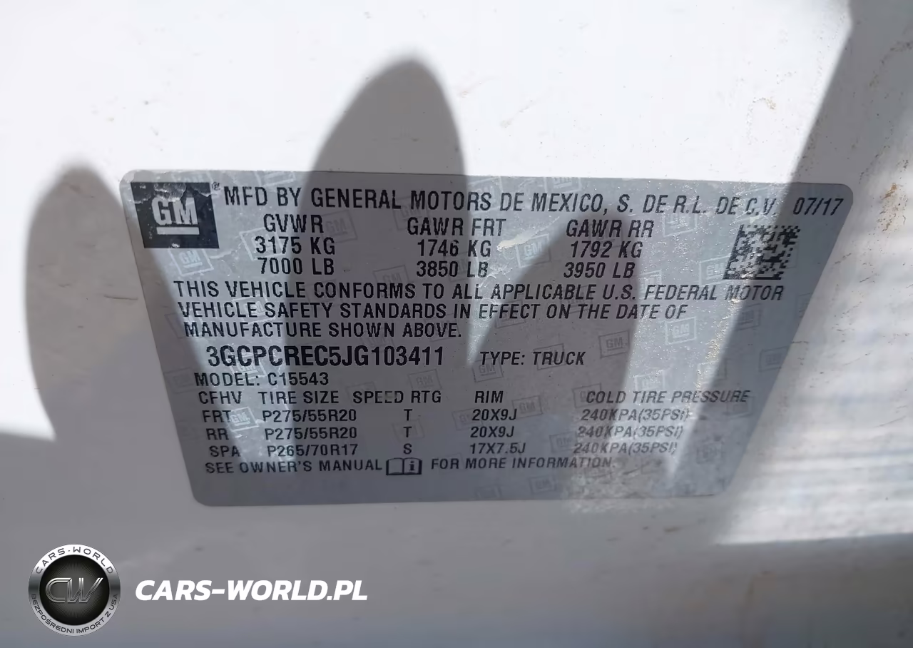 2018 Chevrolet Silverado 1500 Lt VIN:3GCPCREC5JG103411 - 9