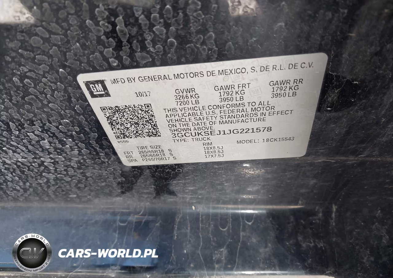 2018 Chevrolet Silverado 1500 Ltz VIN:3GCUKSEJ1JG221578 - 9