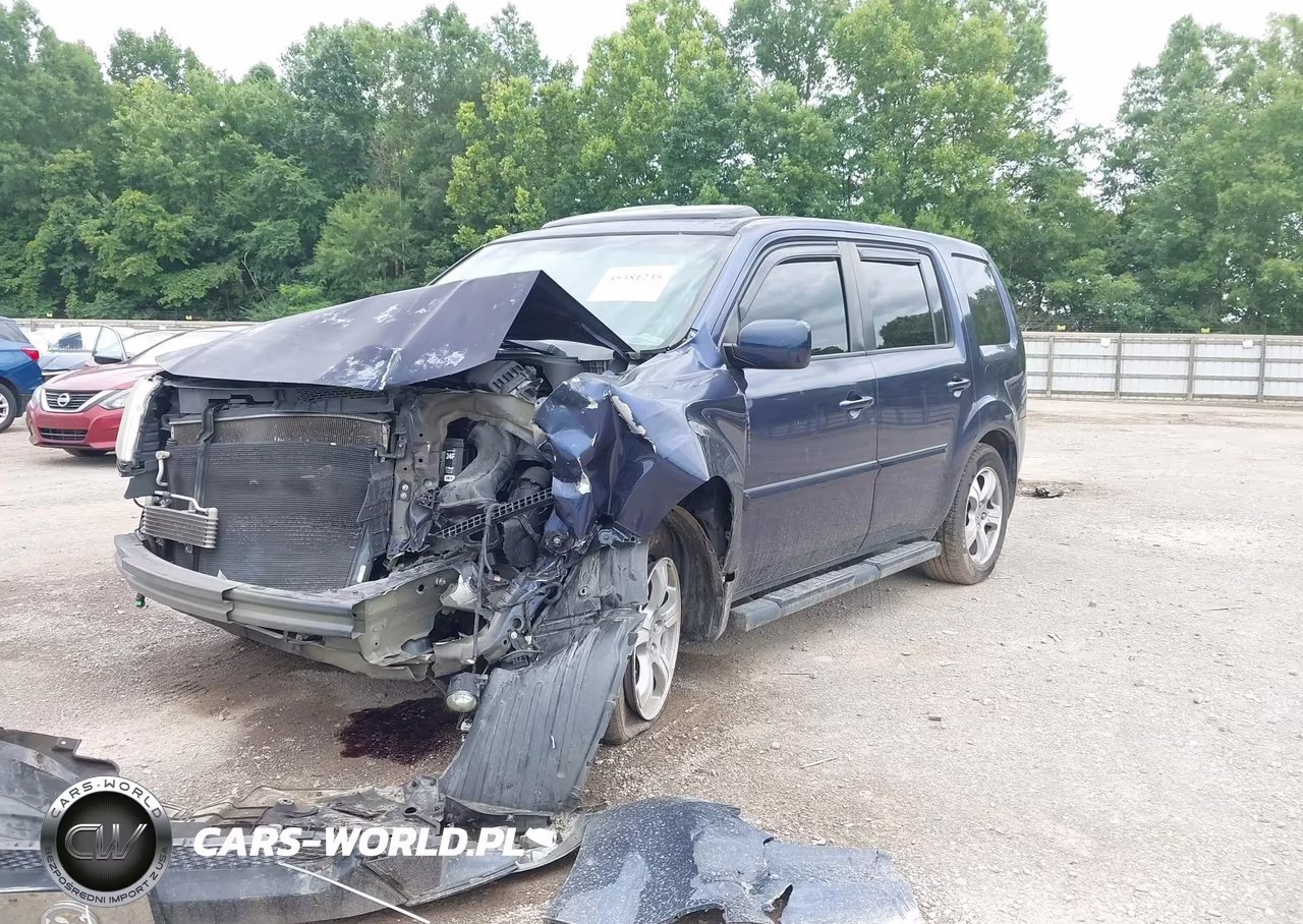 2013 Honda Pilot Ex-L VIN:5FNYF4H65DB011987 - 2
