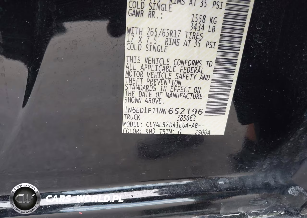 2022 Nissan Frontier Sv 4X2 VIN:1N6ED1EJ1NN652196 - 9