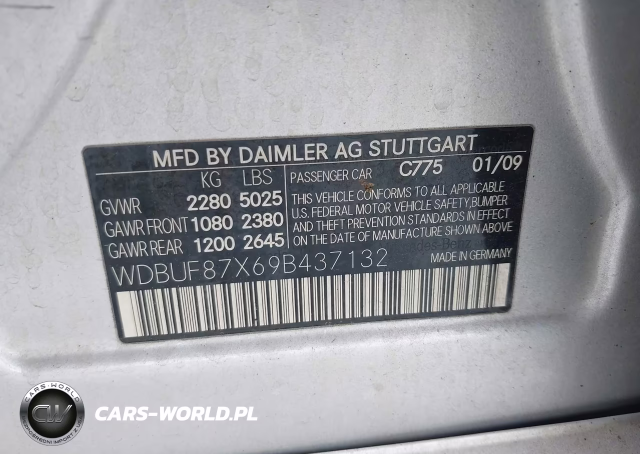 2009 Mercedes-Benz E 350 4Matic VIN:WDBUF87X69B437132 - 9