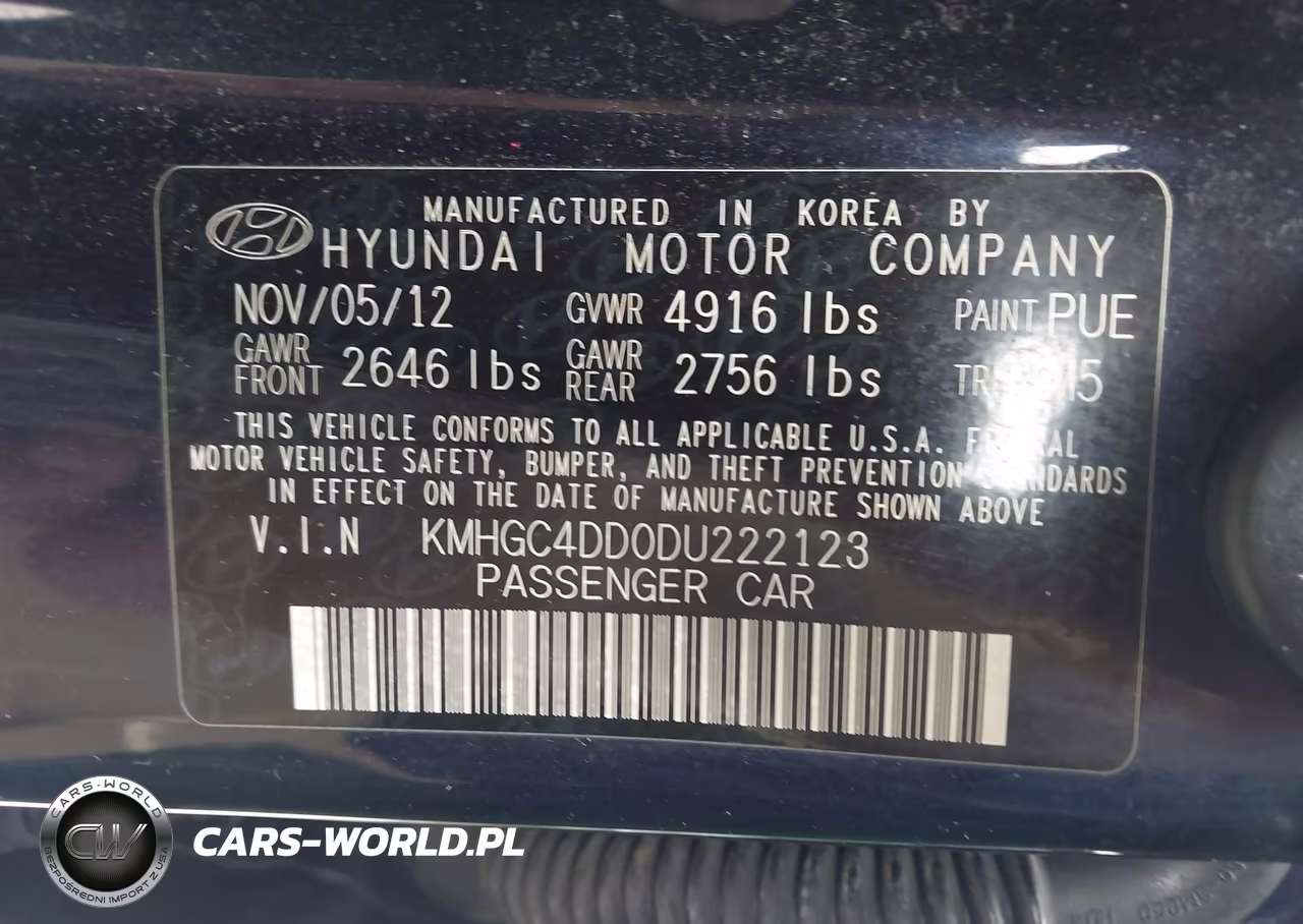 2013 Hyundai Genesis 3.8 VIN:KMHGC4DD0DU222123 - 9