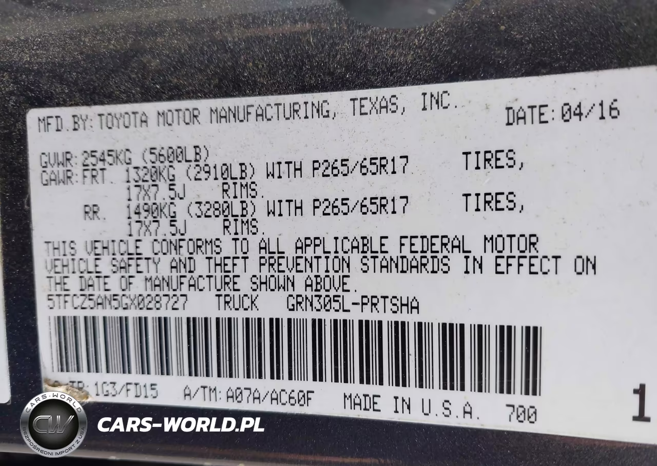 2016 Toyota Tacoma Trd Sport VIN:5TFCZ5AN5GX028727 - 9