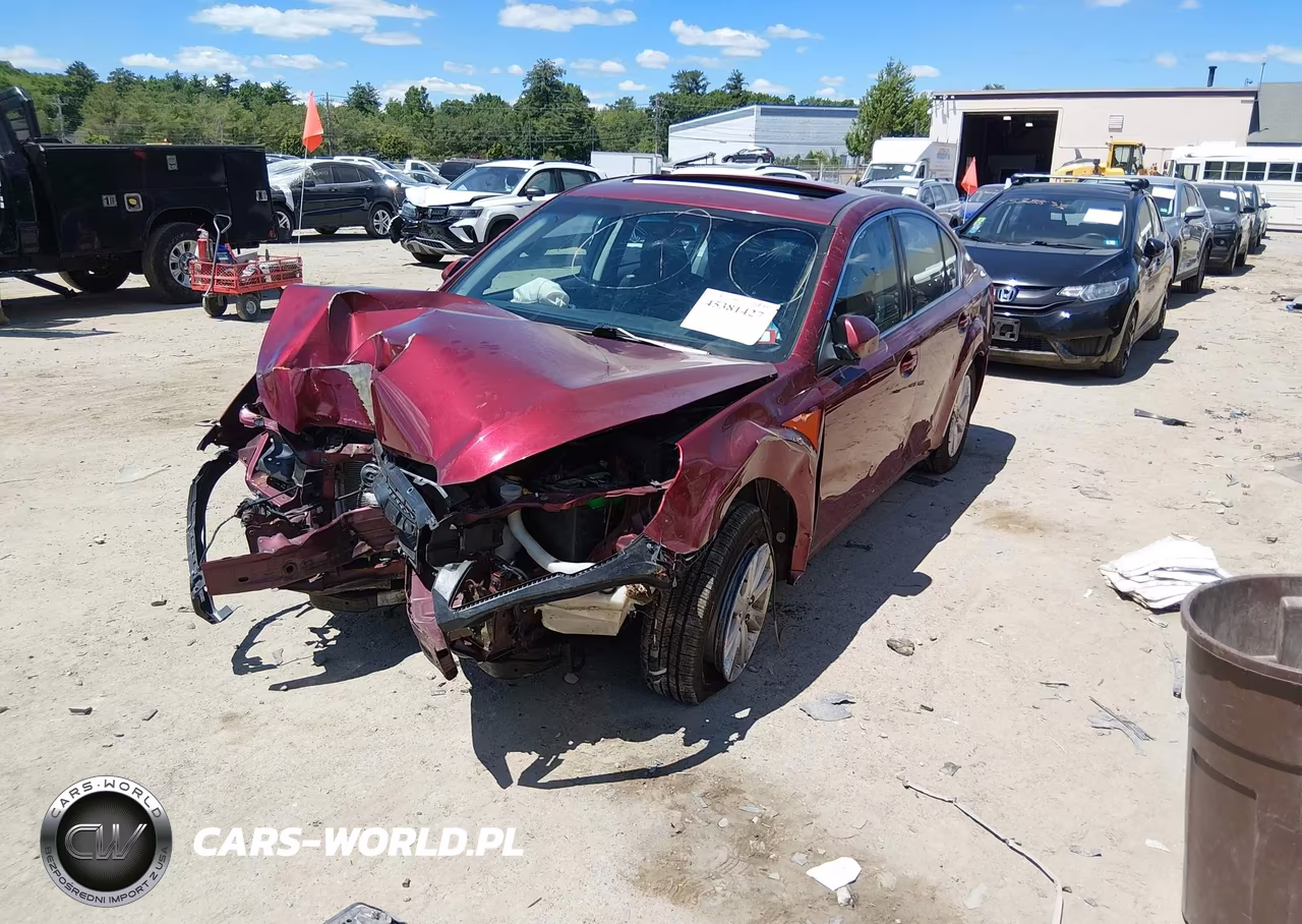 2012 Subaru Legacy 2.5I Premium VIN:4S3BMBH66C3009693 - 2