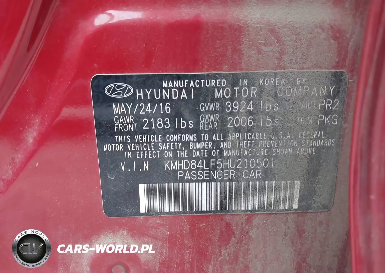 2017 Hyundai Elantra Se VIN:KMHD84LF5HU210501 - 9