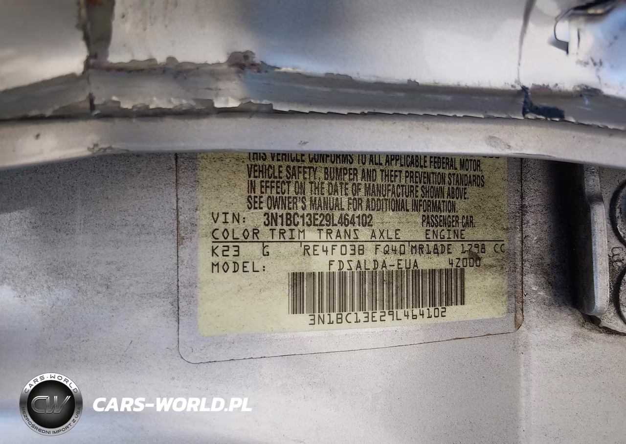 2009 Nissan Versa 1.8S VIN:3N1BC13E29L464102 - 9