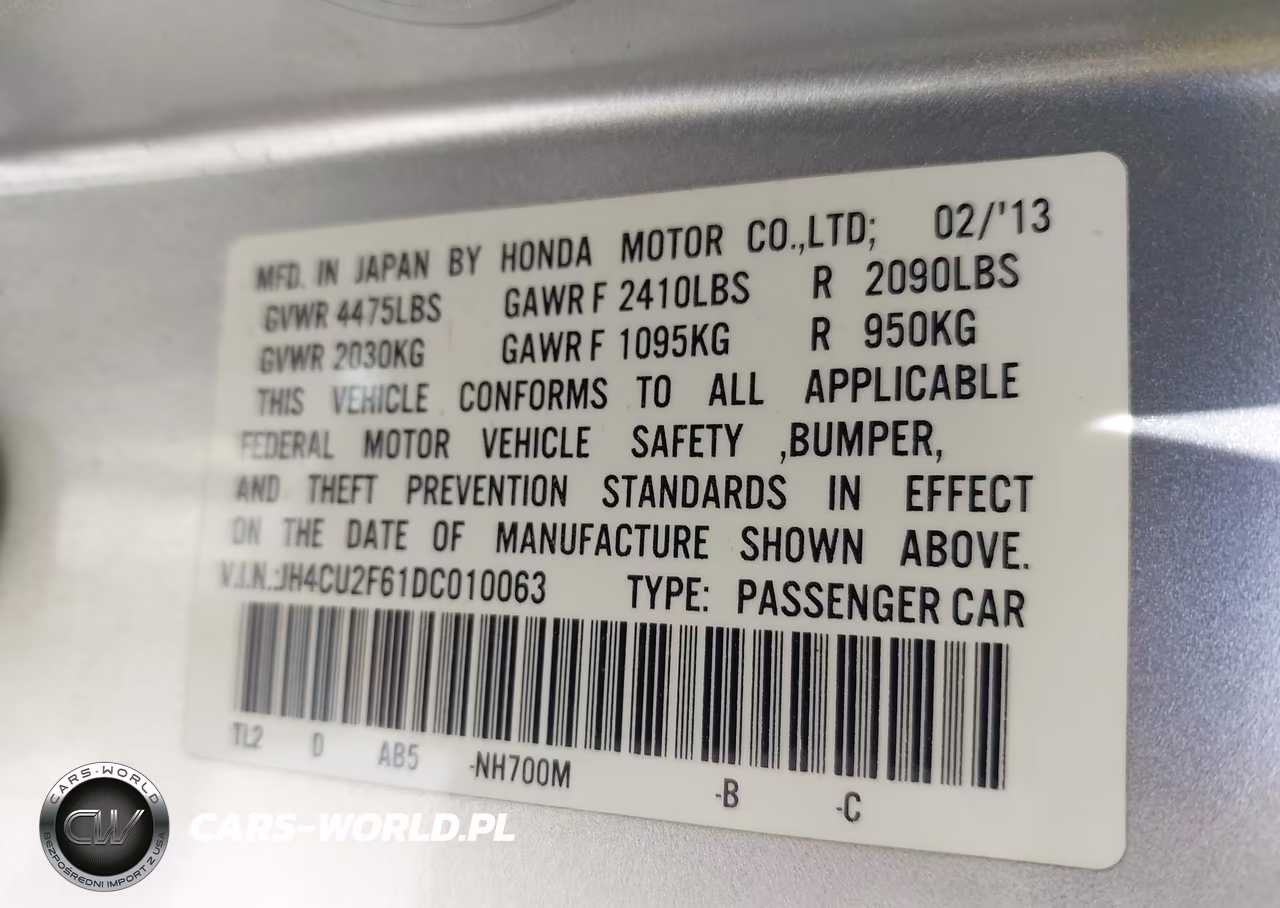 2013 Acura Tsx 2.4 VIN:JH4CU2F61DC010063 - 9