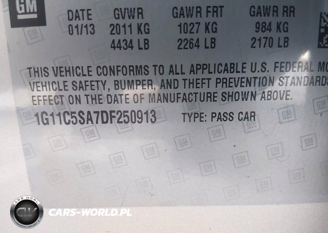 2013 Chevrolet Malibu 1Lt VIN:1G11C5SA7DF250913 - 9