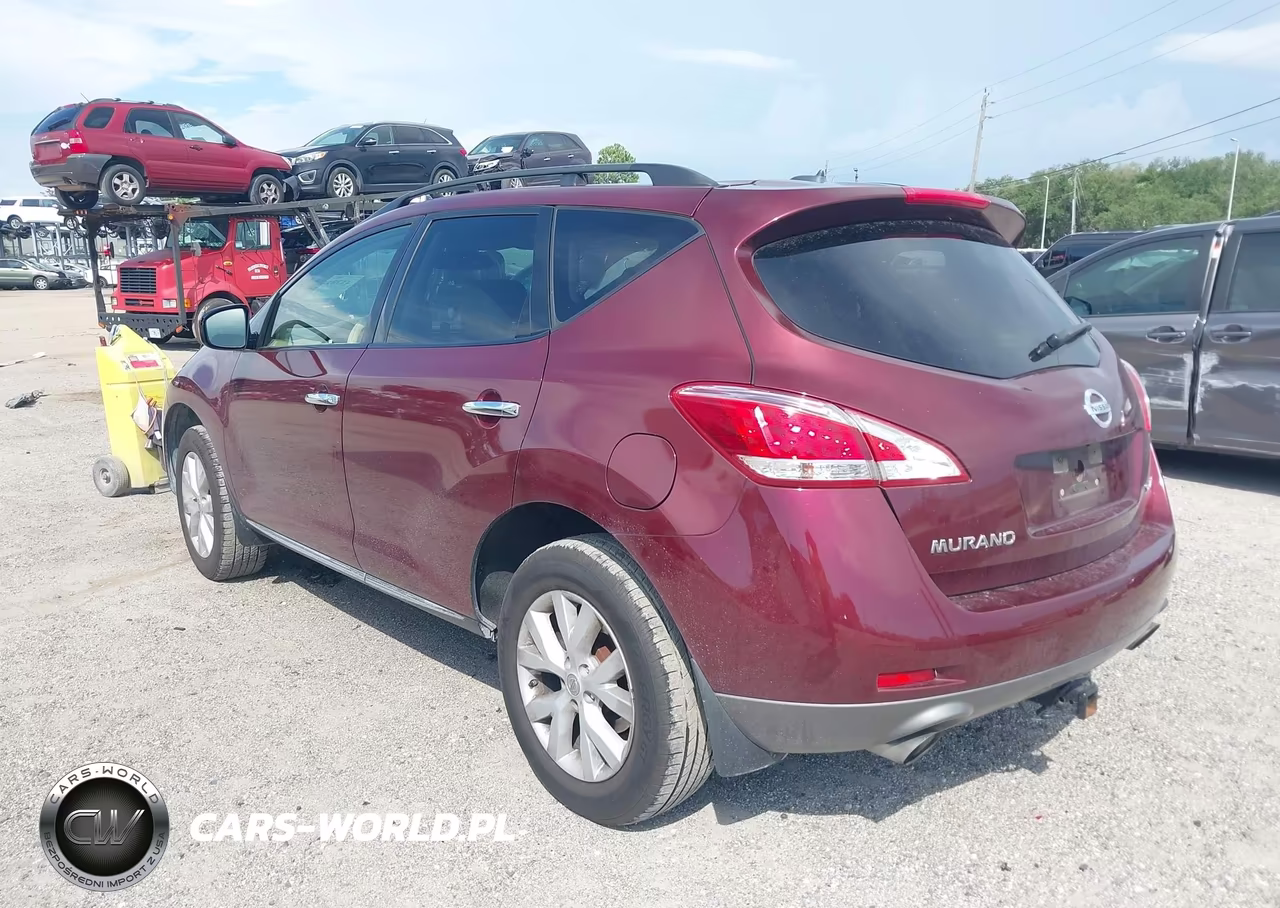 2012 Nissan Murano Sl VIN:JN8AZ1MW9CW235257 - 3