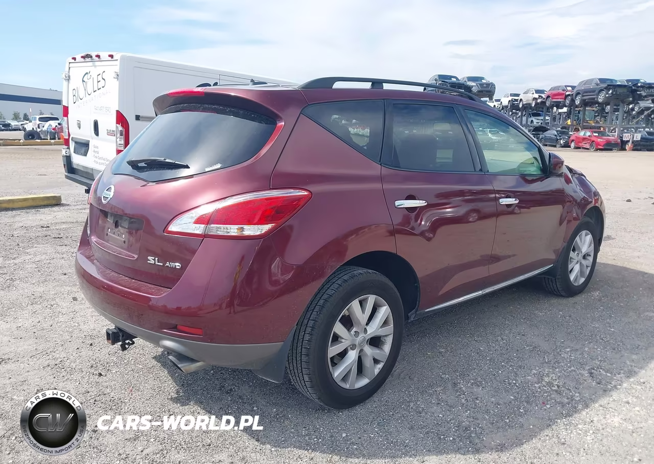 2012 Nissan Murano Sl VIN:JN8AZ1MW9CW235257 - 4