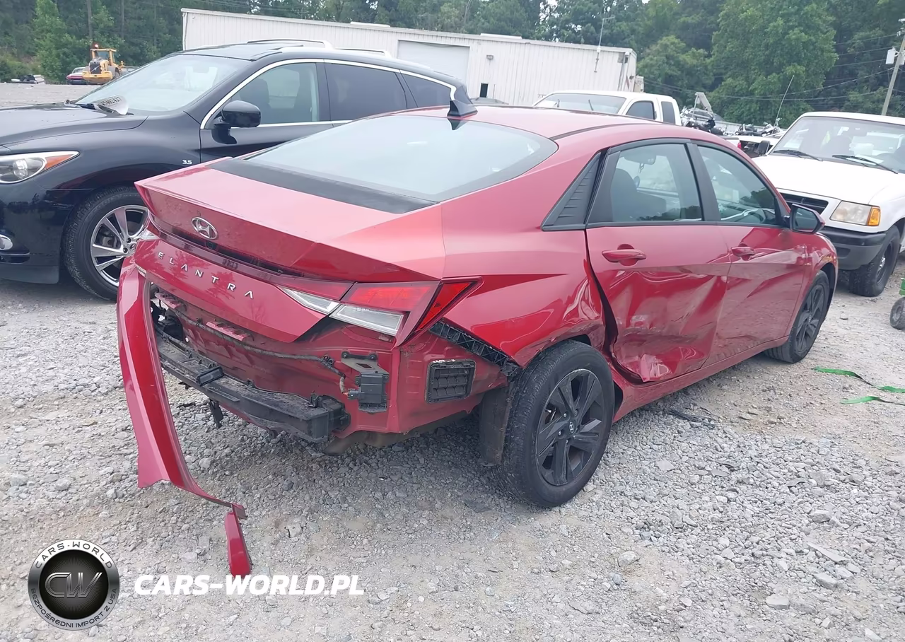2021 Hyundai Elantra Sel VIN:KMHLS4AG6MU064340 - 4