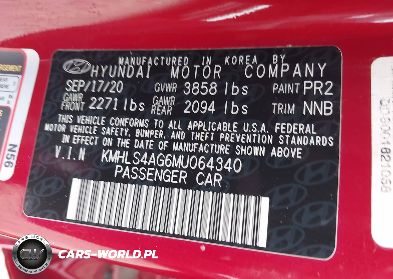 2021 Hyundai Elantra Sel VIN:KMHLS4AG6MU064340 - 9