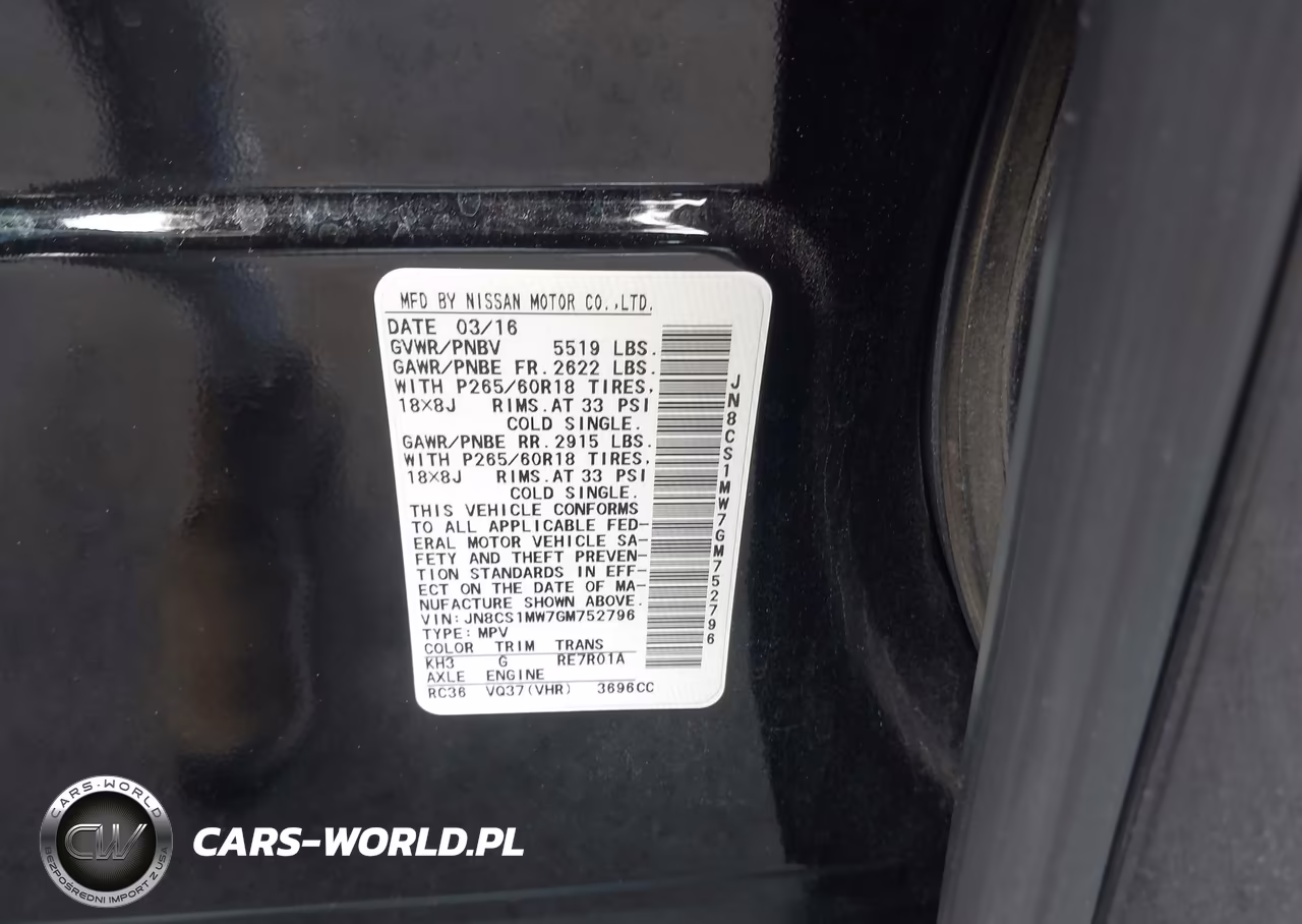 2016 Infiniti Qx70 VIN:JN8CS1MW7GM752796 - 9