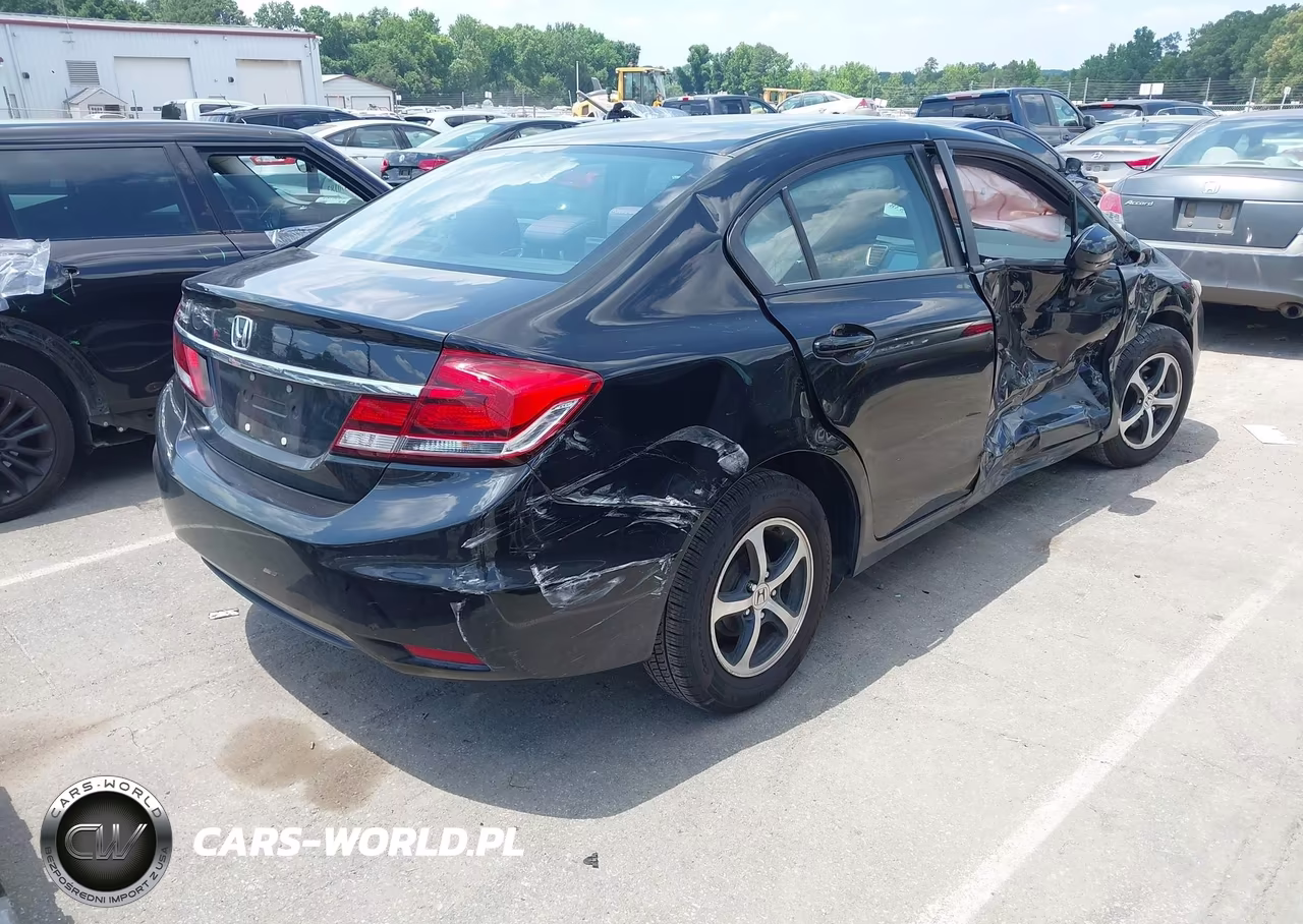 2015 Honda Civic Se VIN:19XFB2F75FE281216 - 4