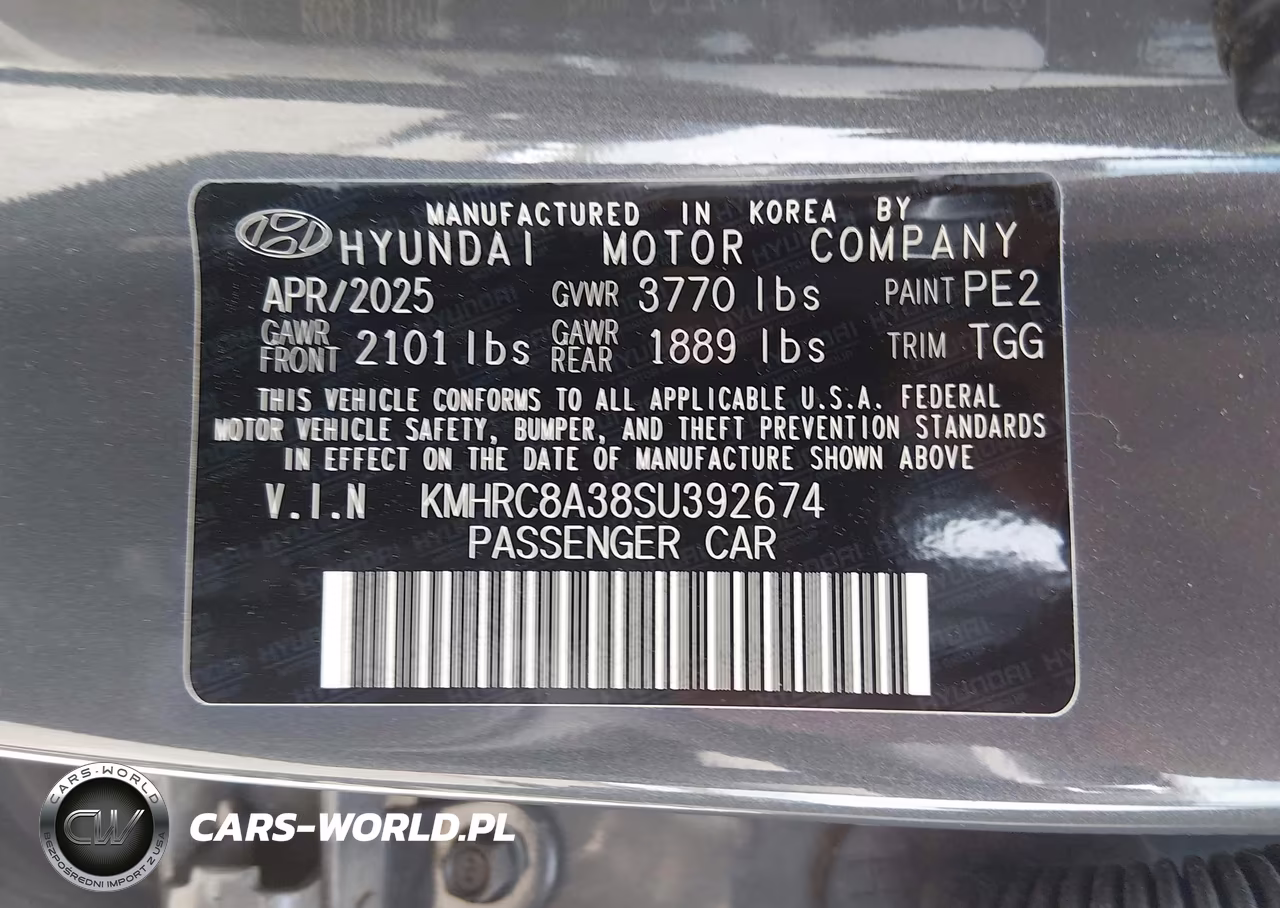 2025 Hyundai Venue Sel VIN:KMHRC8A38SU392674 - 9