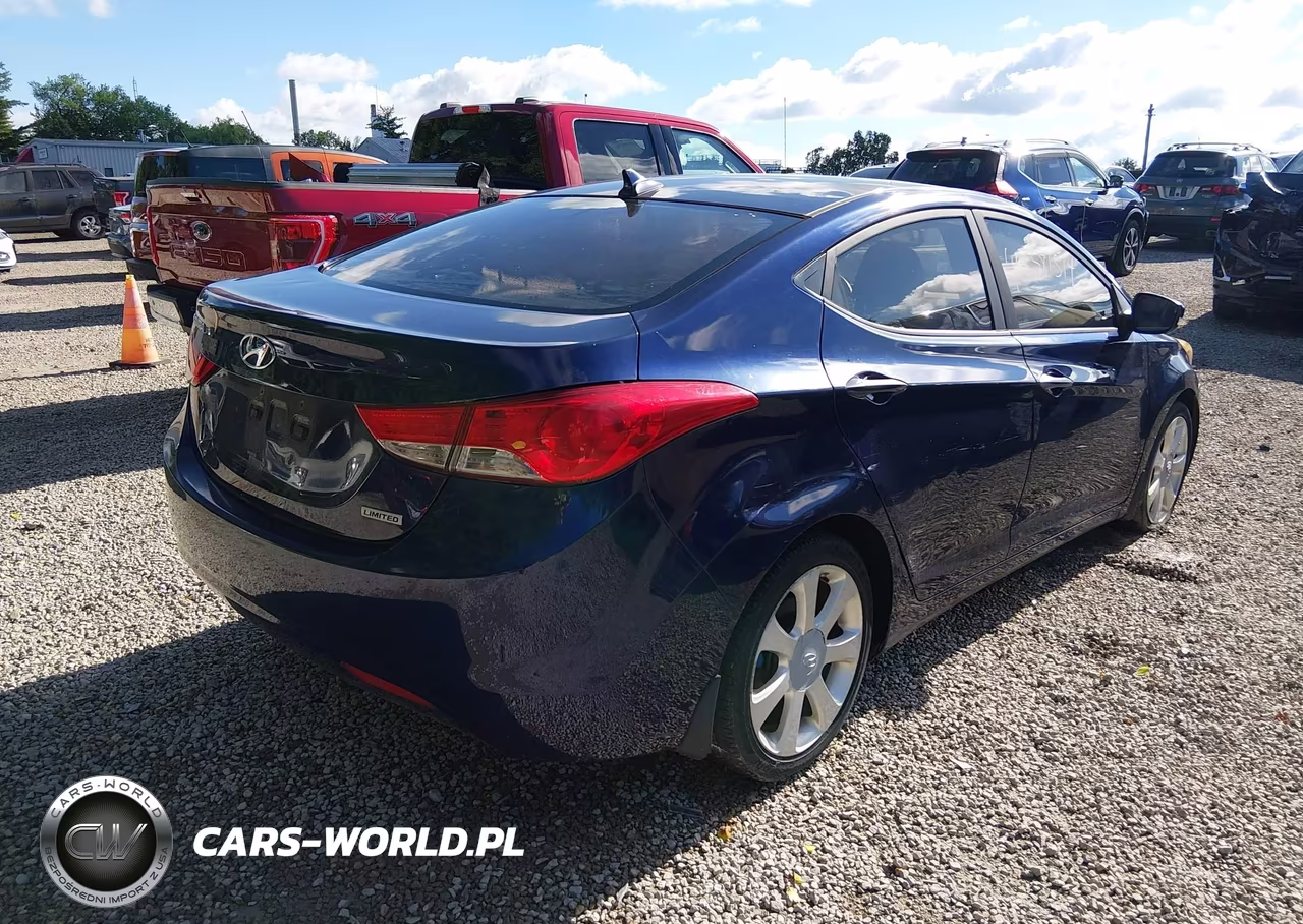 2013 Hyundai Elantra Limited VIN:5NPDH4AE1DH295596 - 4