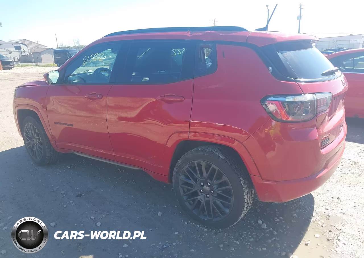 2022 Jeep Compass (Red) Edition 4X4 VIN:3C4NJDCB8NT212470 - 3