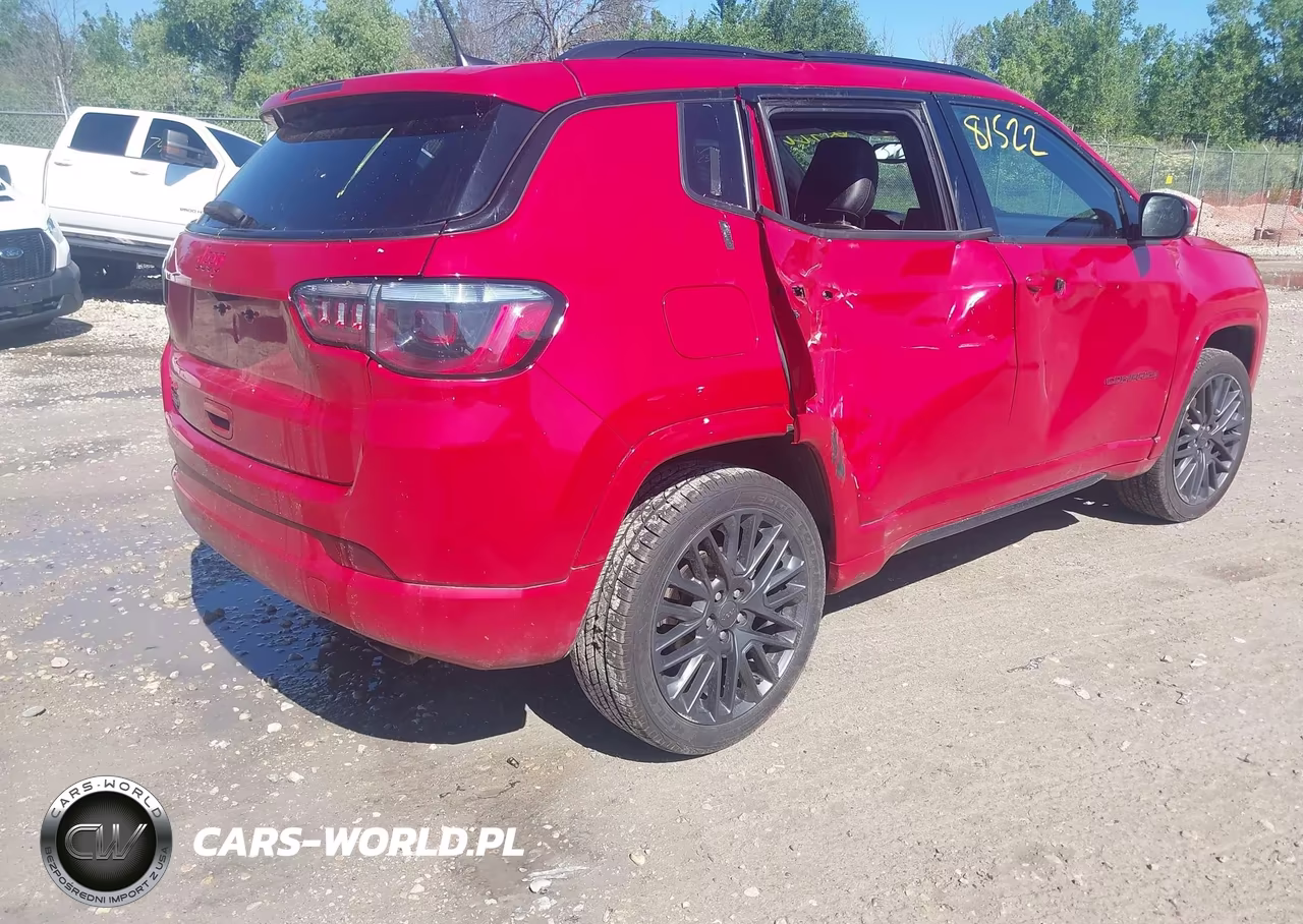2022 Jeep Compass (Red) Edition 4X4 VIN:3C4NJDCB8NT212470 - 4