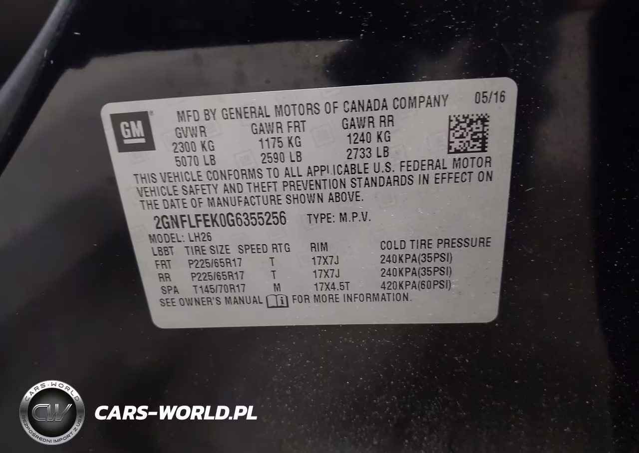 2016 Chevrolet Equinox Lt VIN:2GNFLFEK0G6355256 - 9
