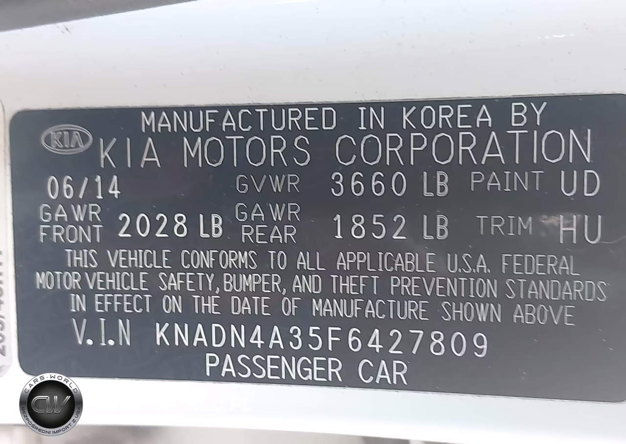 2015 Kia Rio Sx VIN:KNADN4A35F6427809 - 9