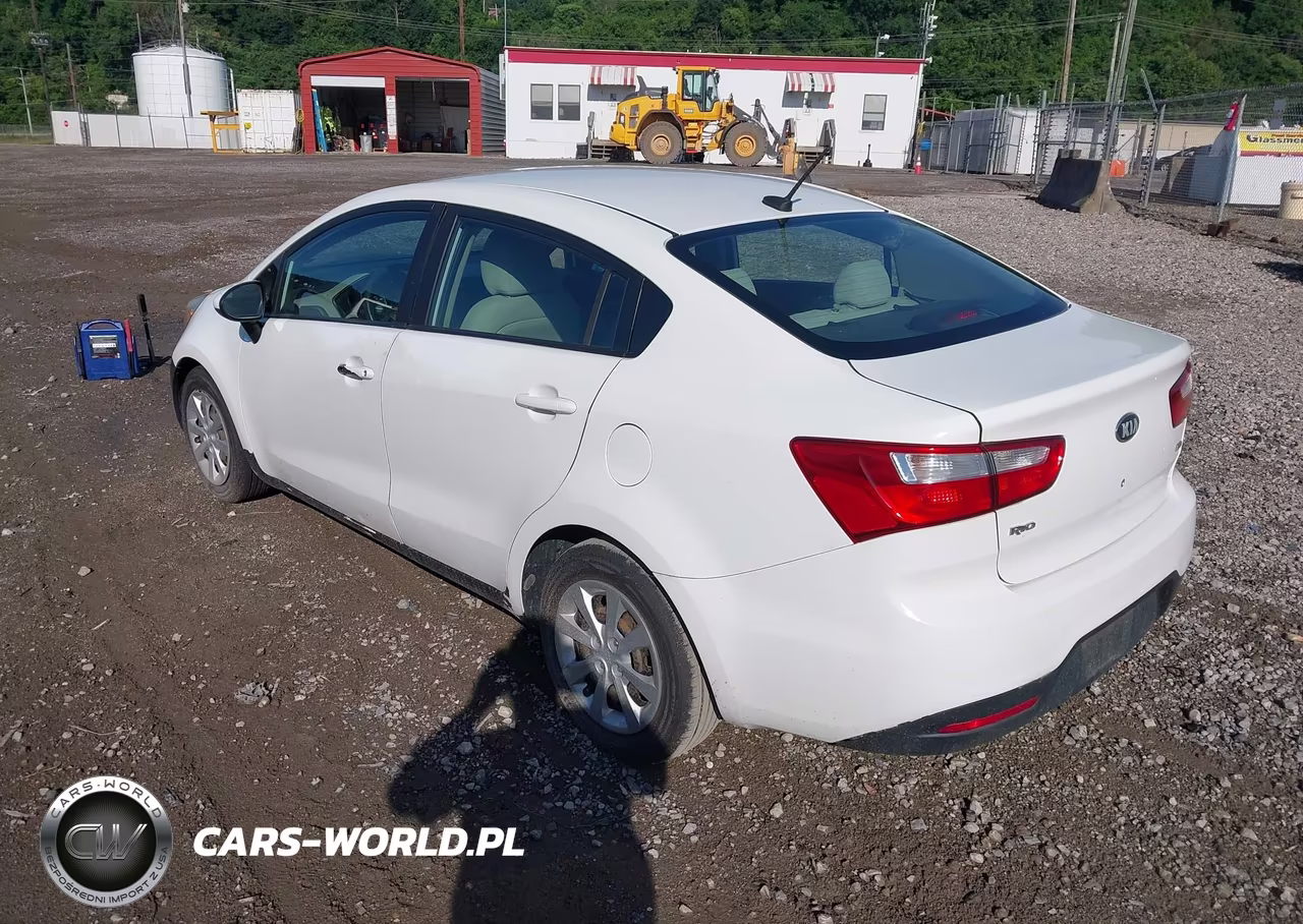2013 Kia Rio Lx VIN:KNADM4A39D6268907 - 3