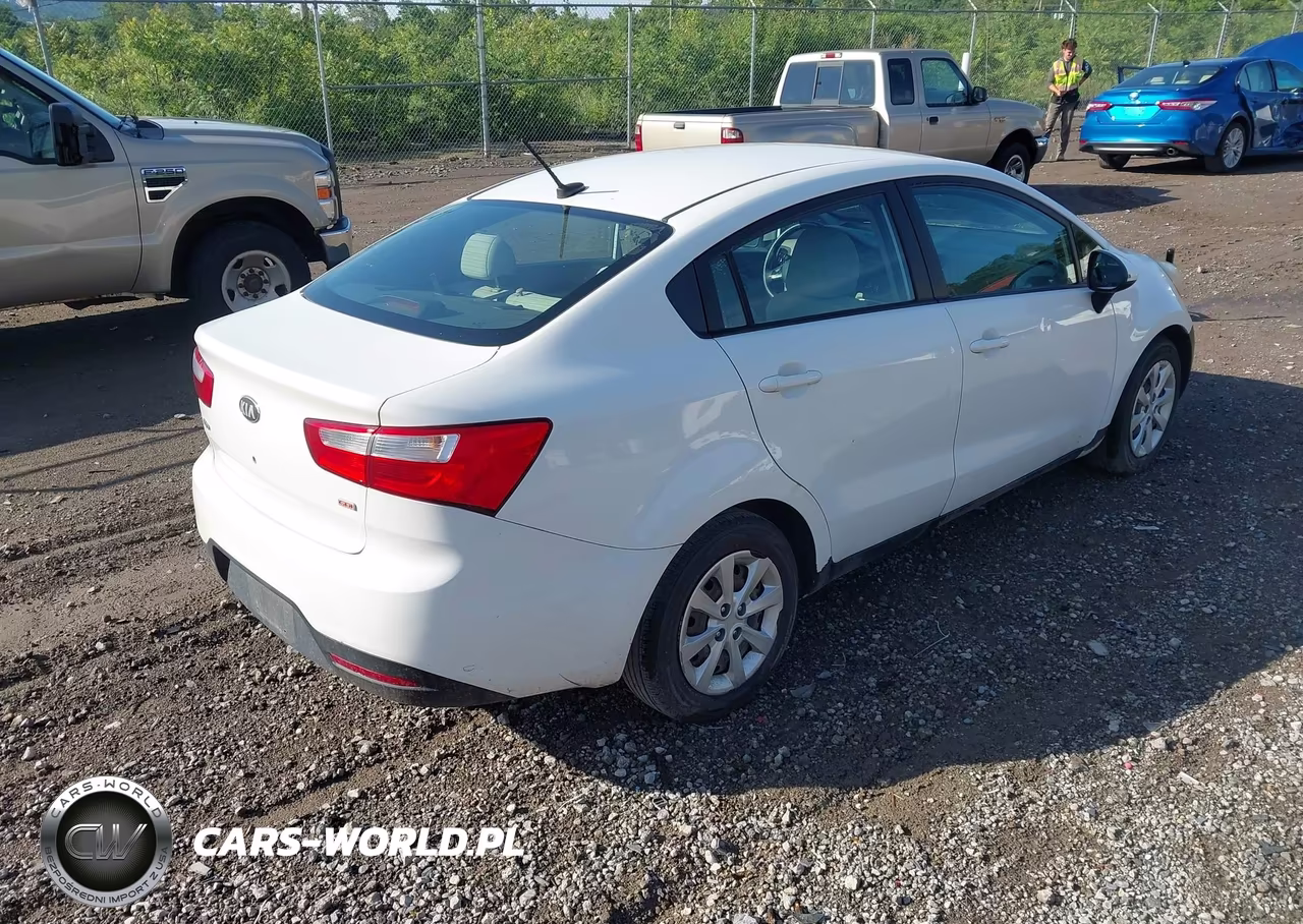 2013 Kia Rio Lx VIN:KNADM4A39D6268907 - 4