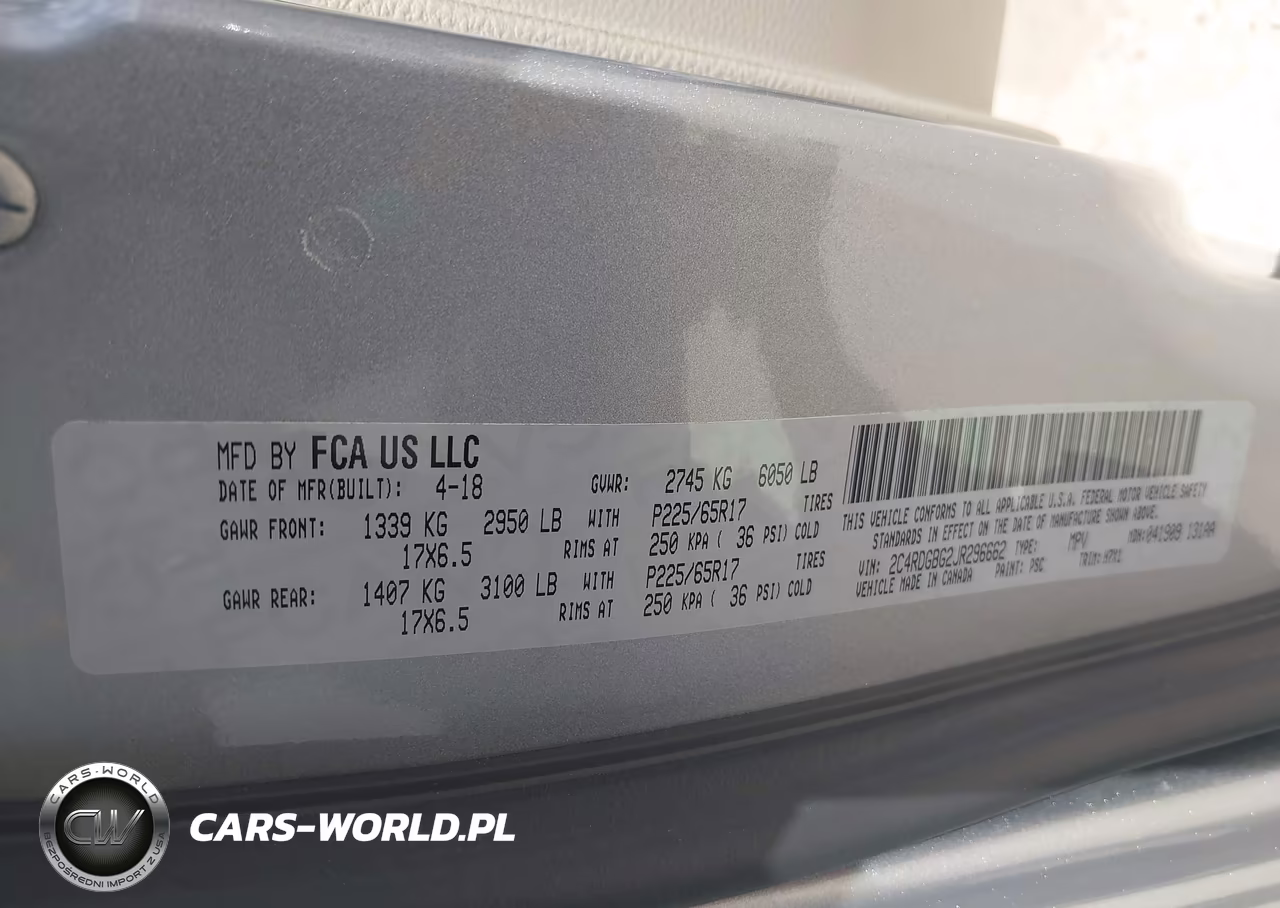 2018 Dodge Grand Caravan Se VIN:2C4RDGBG2JR296662 - 9