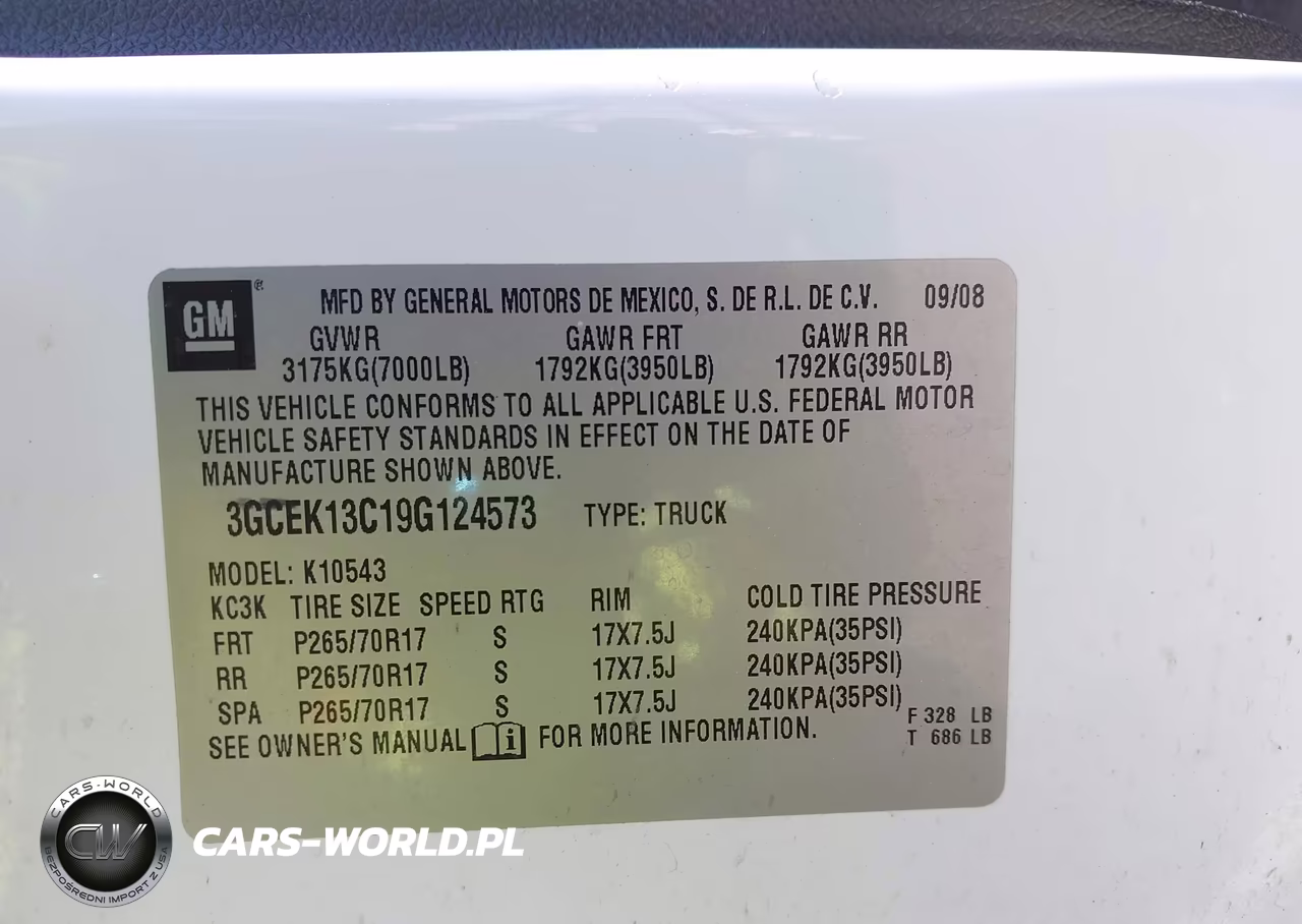 2009 Chevrolet Silverado 1500 Ls VIN:3GCEK13C19G124573 - 9