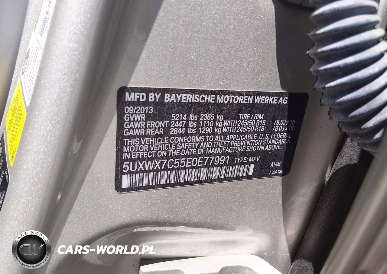 2014 BMW X3 xDrive35I VIN:5UXWX7C55E0E77991 - 9