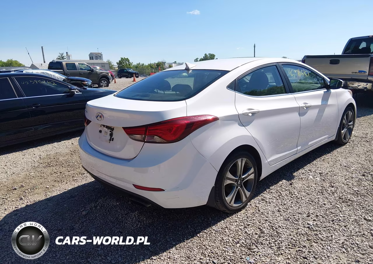 2015 Hyundai Elantra Sport VIN:KMHDH4AH9FU382886 - 4