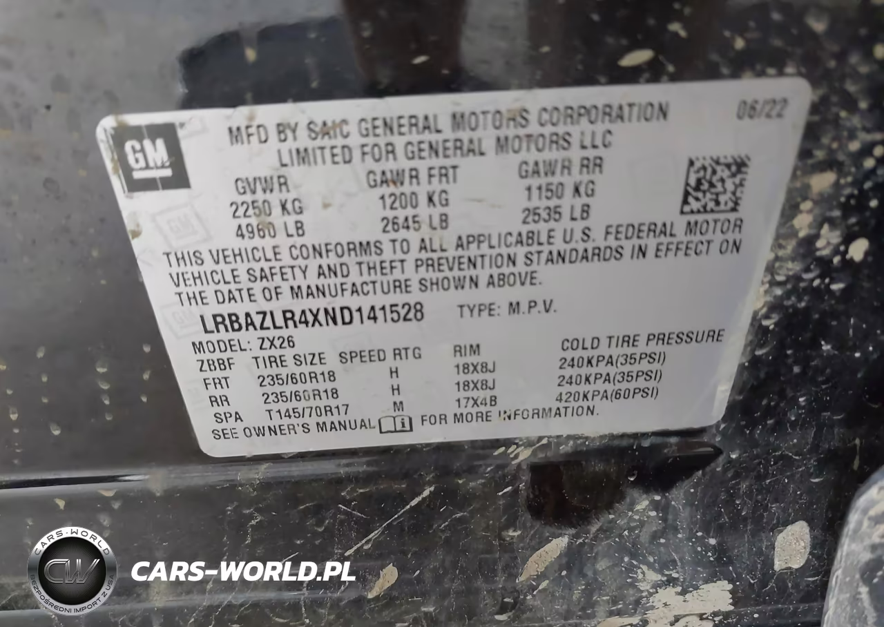 2022 Buick Envision Fwd Preferred VIN:LRBAZLR4XND141528 - 9