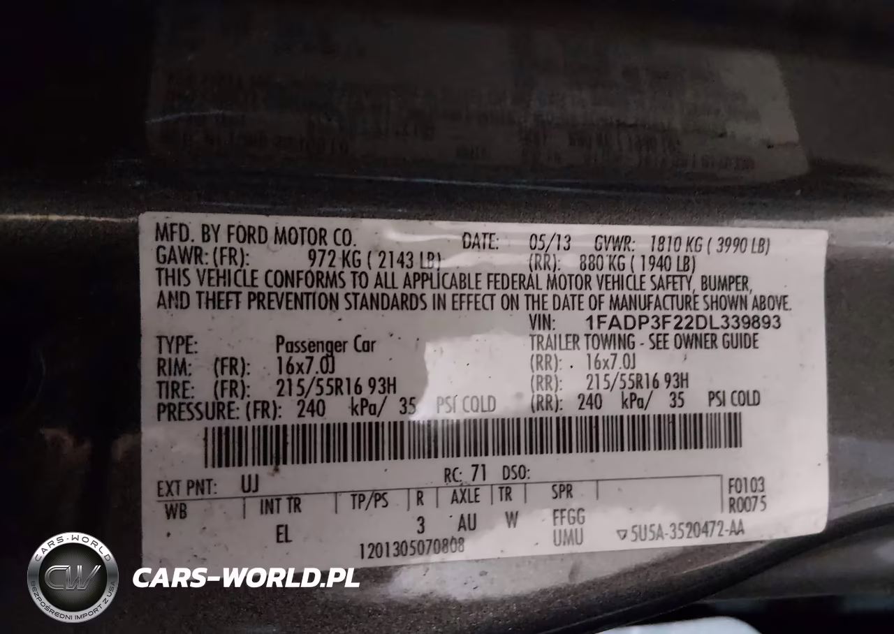 2013 Ford Focus Se VIN:1FADP3F22DL339893 - 9