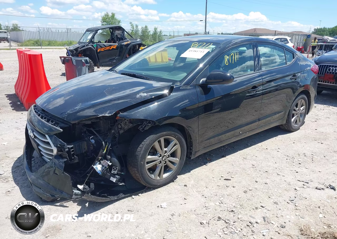 2018 Hyundai Elantra Sel VIN:5NPD84LF1JH331496 - 2