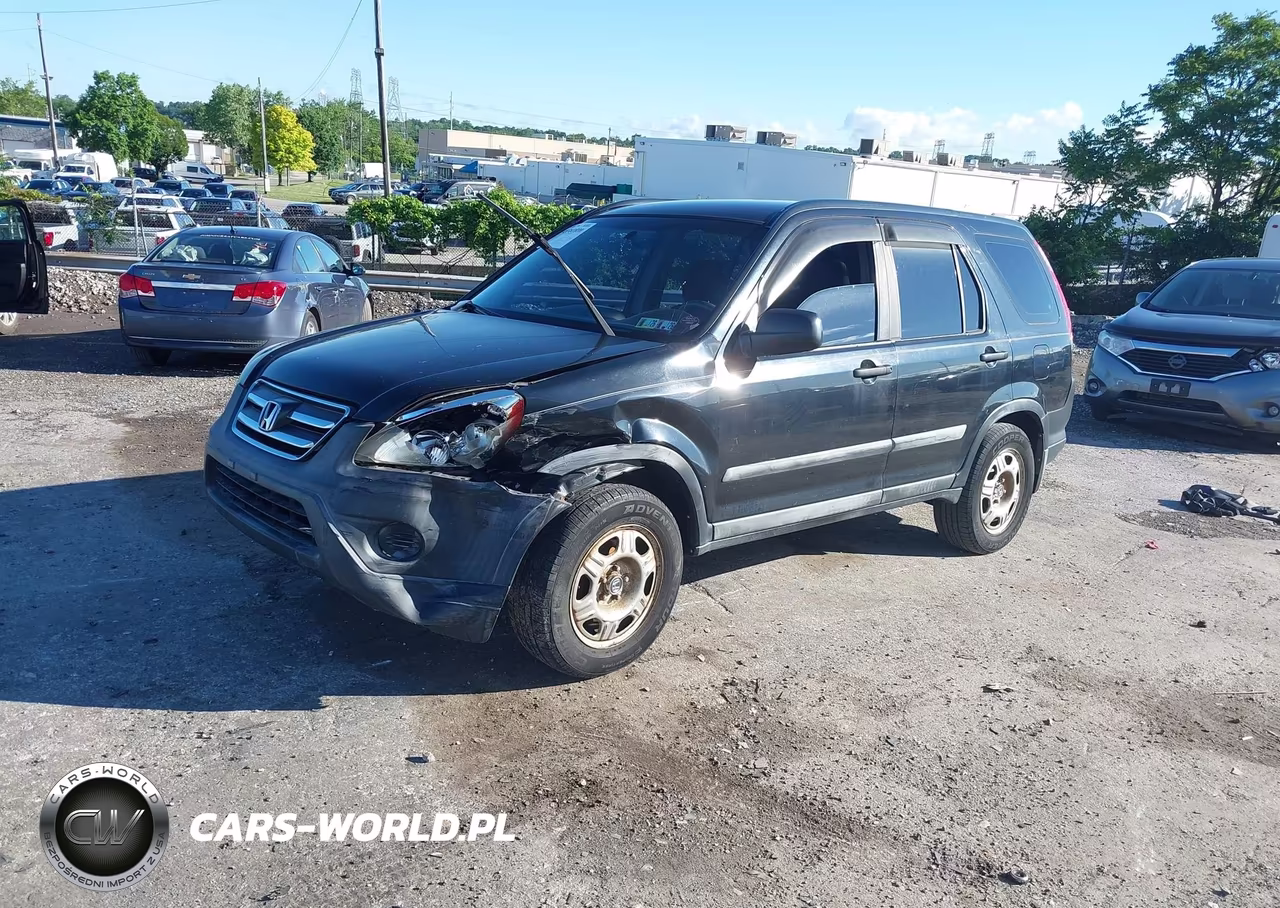 2005 Honda Cr-V Lx VIN:SHSRD78535U343696 - 2