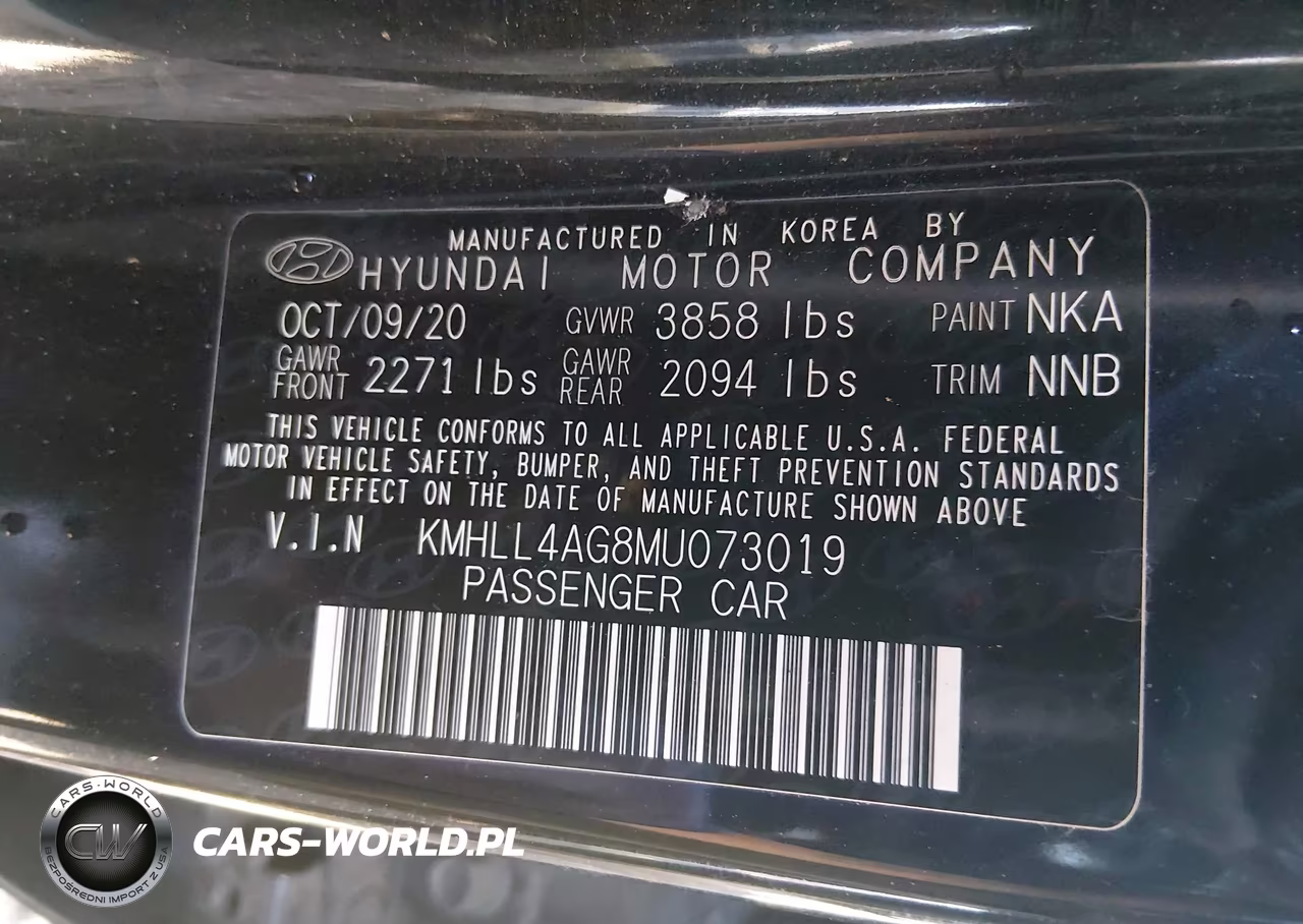 2021 Hyundai Elantra Se VIN:KMHLL4AG8MU073019 - 9
