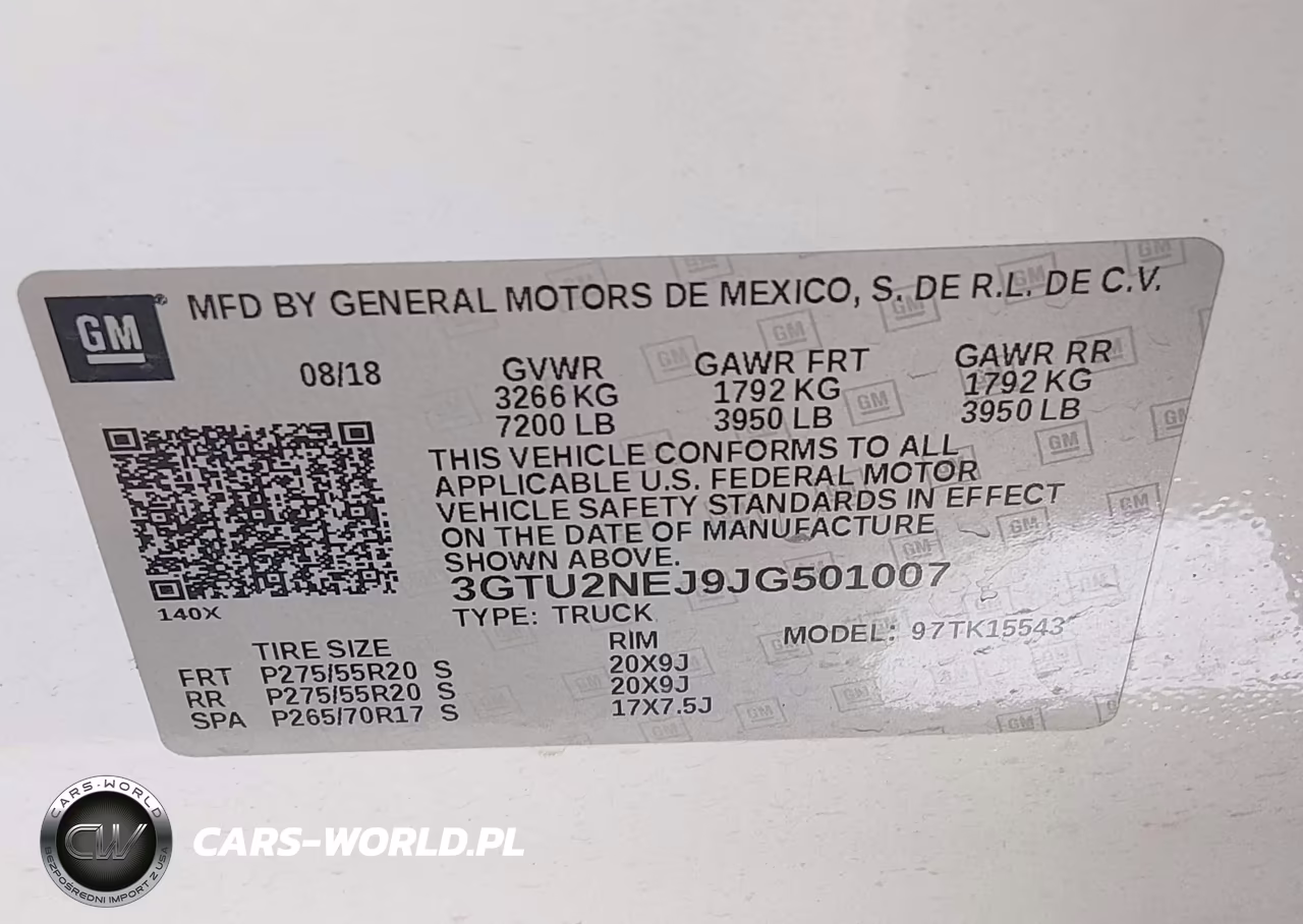2018 GMC Sierra 1500 Slt VIN:3GTU2NEJ9JG501007 - 9