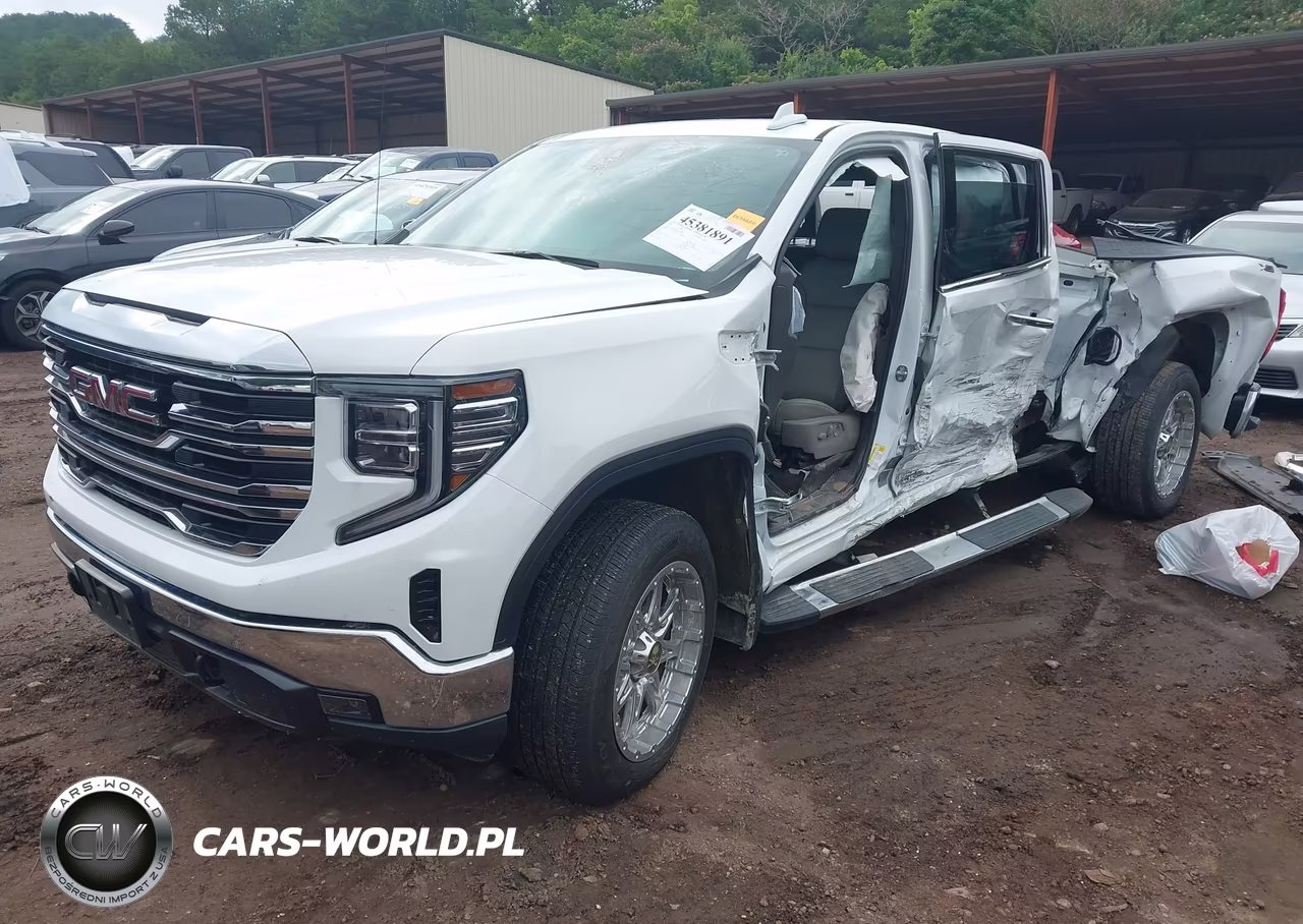 2022 GMC Sierra 1500 4Wd Short Box Slt VIN:3GTUUDED8NG608019 - 2