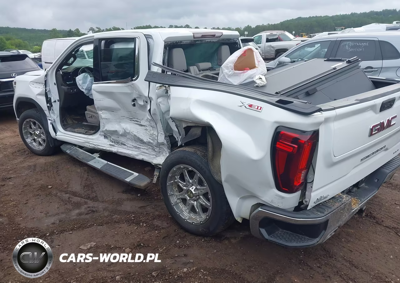 2022 GMC Sierra 1500 4Wd Short Box Slt VIN:3GTUUDED8NG608019 - 3