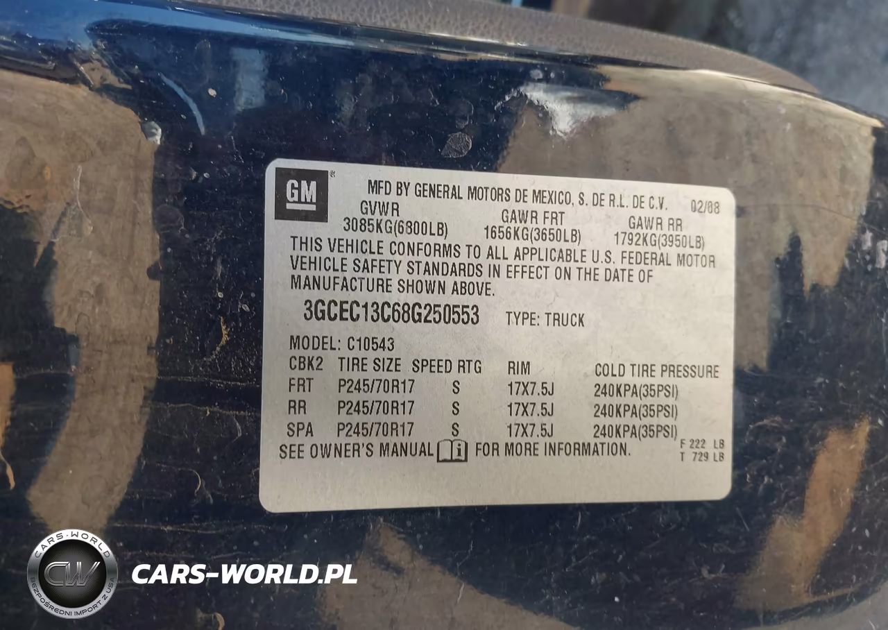 2008 Chevrolet Silverado 1500 Ls VIN:3GCEC13C68G250553 - 9