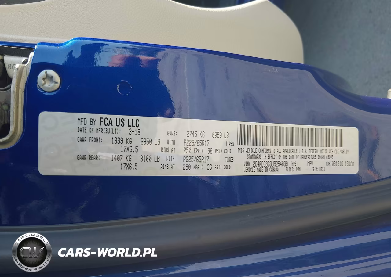 2018 Dodge Grand Caravan Se VIN:2C4RDGBG3JR254839 - 9