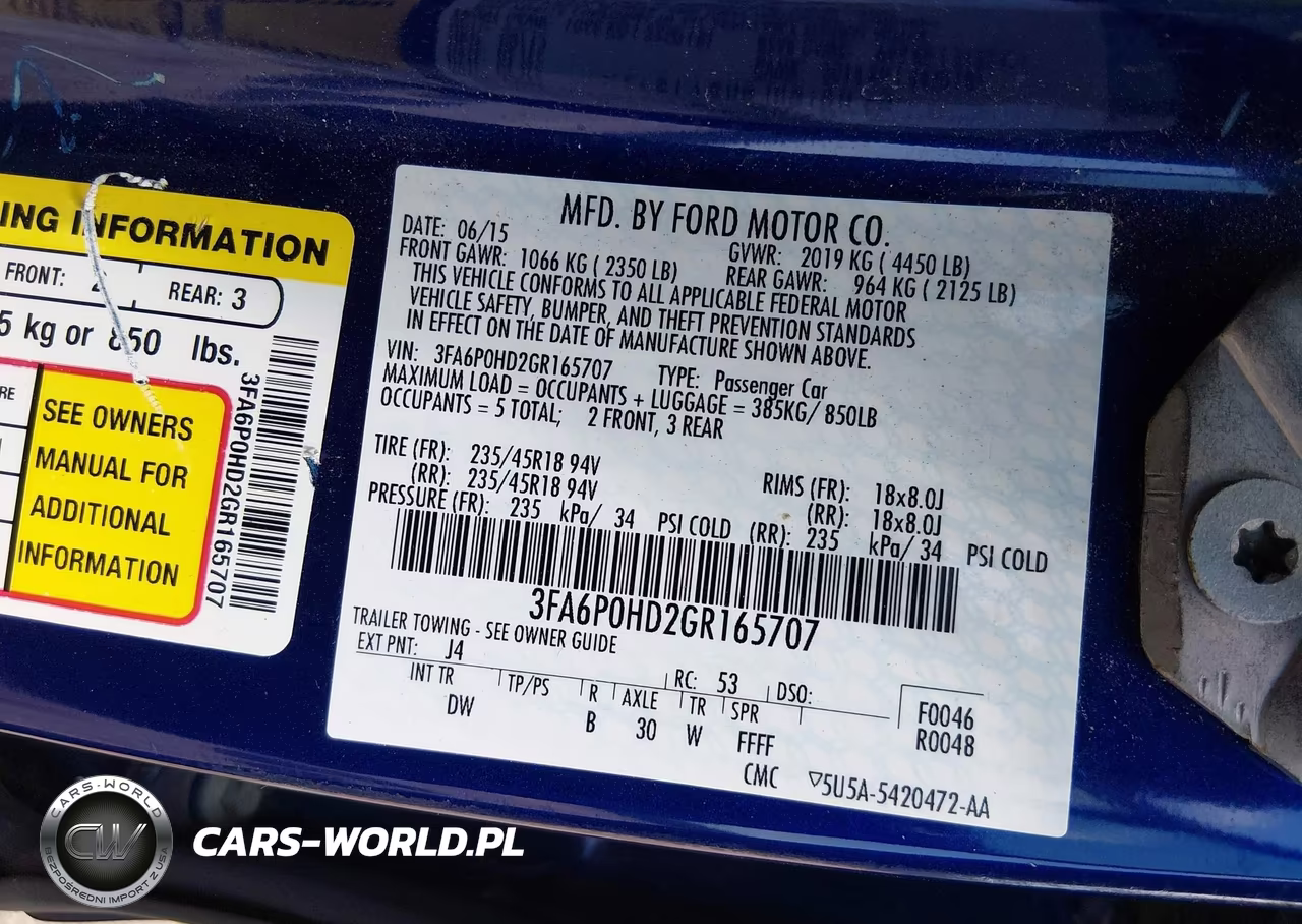 2016 Ford Fusion Se VIN:3FA6P0HD2GR165707 - 9