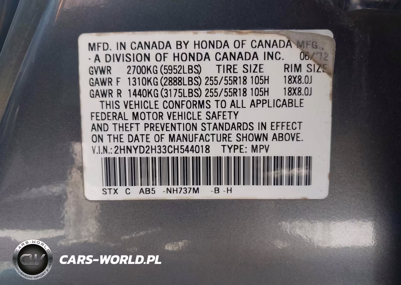 2012 Acura Mdx Technology Package VIN:2HNYD2H33CH544018 - 9