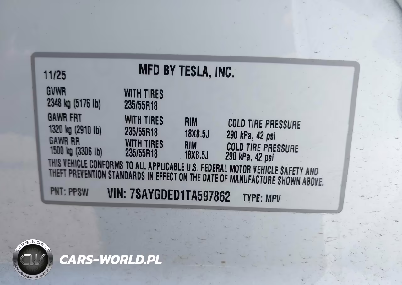 2026 Tesla Model Y Premium Rear-Wheel Drive-Rear-Wheel Drive VIN:7SAYGDED1TA597862 - 9