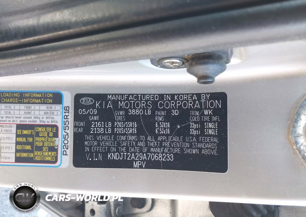 2010 Kia Soul + VIN:KNDJT2A29A7068233 - 9