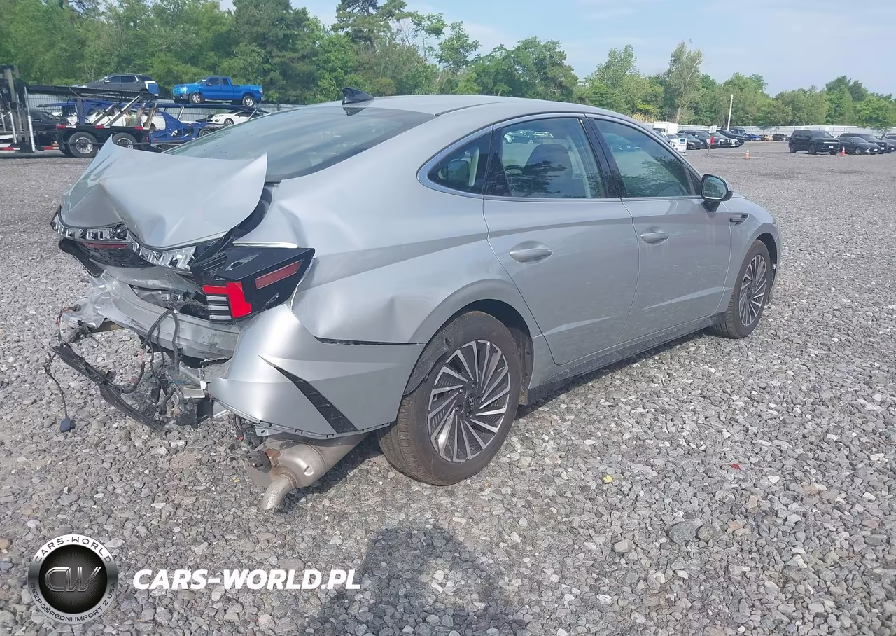 2025 Hyundai Sonata Hybrid Sel VIN:KMHL34JJ7SA133379 - 4