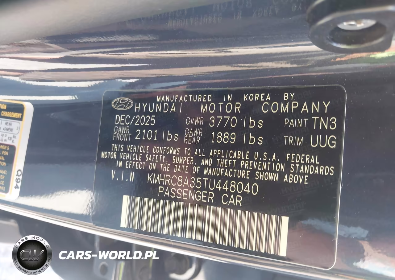 2026 Hyundai Venue Sel W-Two-Tone Roof VIN:KMHRC8A35TU448040 - 9