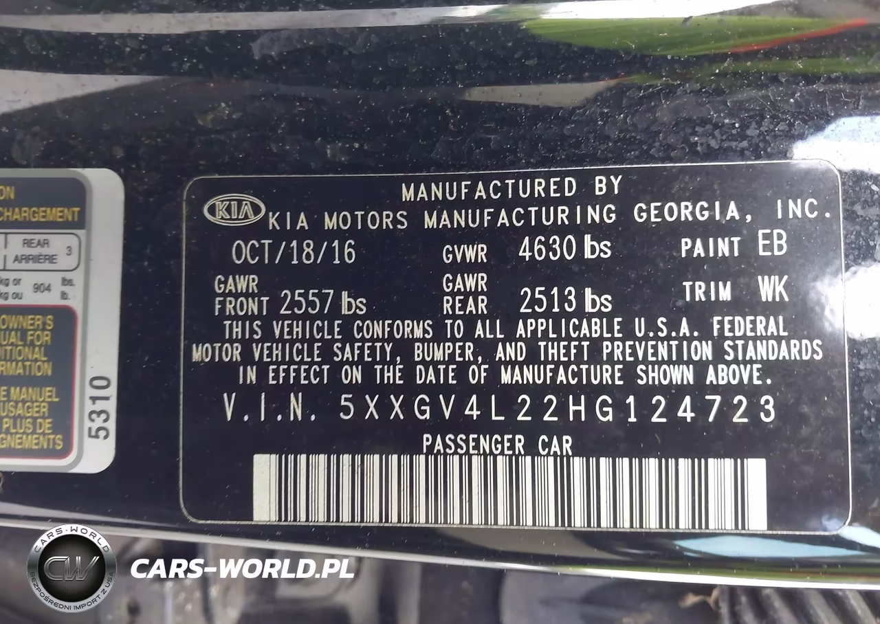 2017 Kia Optima Sxl Turbo VIN:5XXGV4L22HG124723 - 9