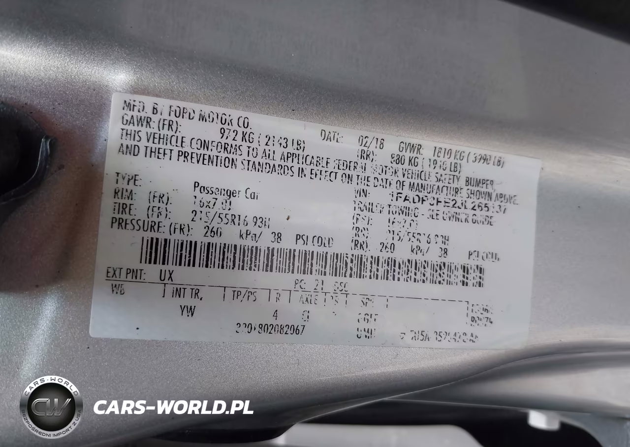 2018 Ford Focus Se VIN:1FADP3FE2JL265137 - 9