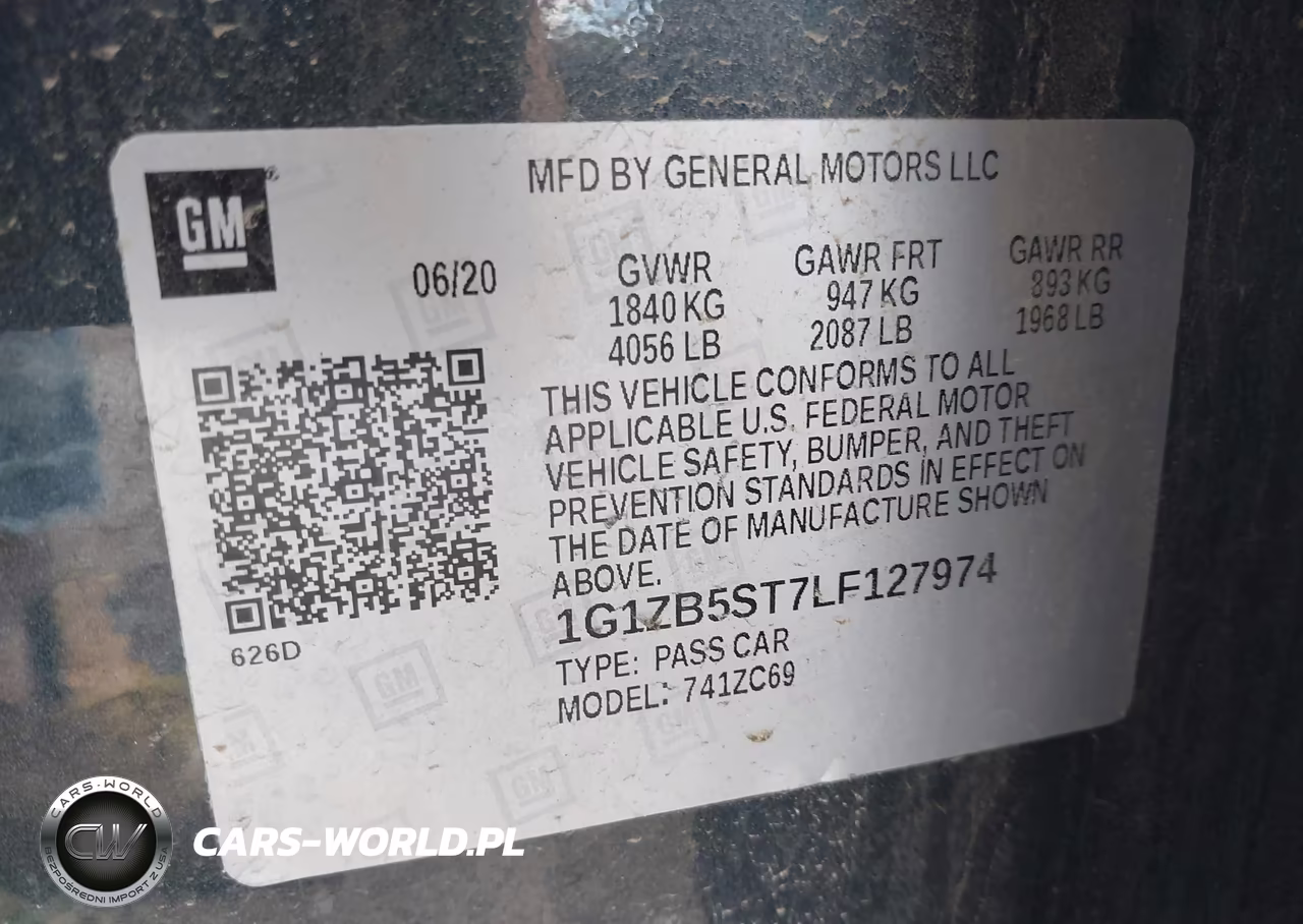 2020 Chevrolet Malibu Fwd Ls VIN:1G1ZB5ST7LF127974 - 9
