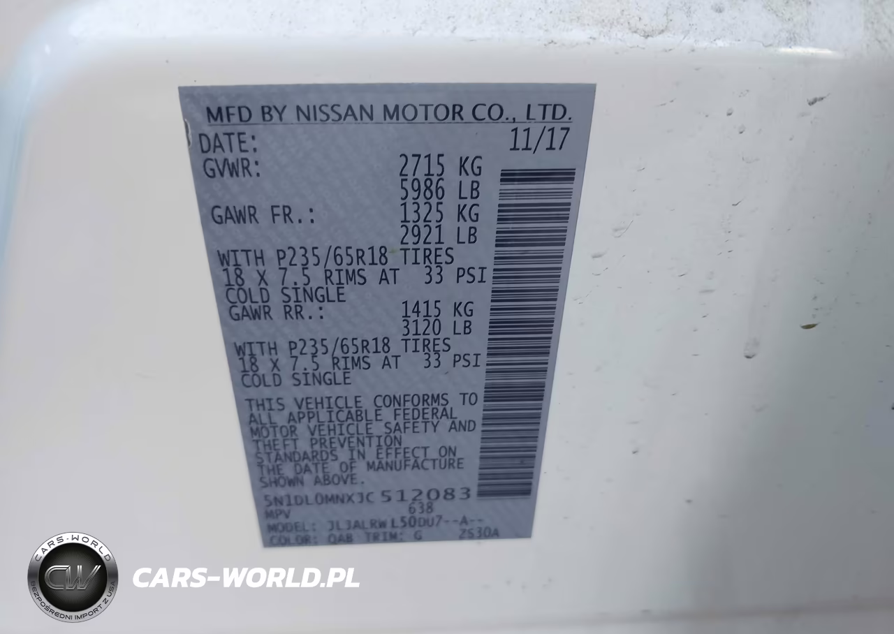 2018 Infiniti Qx60 VIN:5N1DL0MNXJC512083 - 9